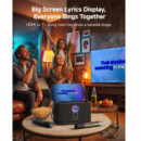 Altavoz Karaoke Recargable IKARAO Shell S2 con Pantalla 8" 140W y 2 Micros