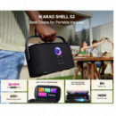 Altavoz Karaoke Recargable IKARAO Shell S2 con Pantalla 8" 140W y 2 Micros