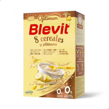 BLEVIT OPTIM 8 CEREALES Y PLATANO 250G