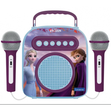 Maleta Karaoke Frozen Disney Portatil  LEXIBOOK