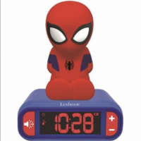 Despertador 3D Digital Spiderman Marvel  LEXIBOOK