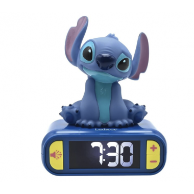 Despertador 3D Digital Stitch Disney Luz y Sonido  LEXIBOOK