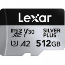 LEXAR 512GB High-performance Silver Plus Microsdxc Uhs
