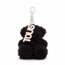 Llavero Negro Bold Bear Fleece  TOUS