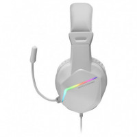 Auriculares Gaming con Micrófono MARS GAMING MH122/ Jack 3.5/ Blancos