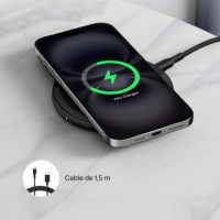 Base de Carga Inalámbrica 15W con Cargador 20W BELKIN Negro
