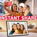 Marco de Fotos Digital Agfa con Wifi y 32 Gb de Memoria Integrada Pantalla Táctil de 15,6" de Alta Resolución Negro  AGFAPHOTO