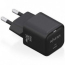 AISENS Cargador Pared Gan 30W Usb-c Negro