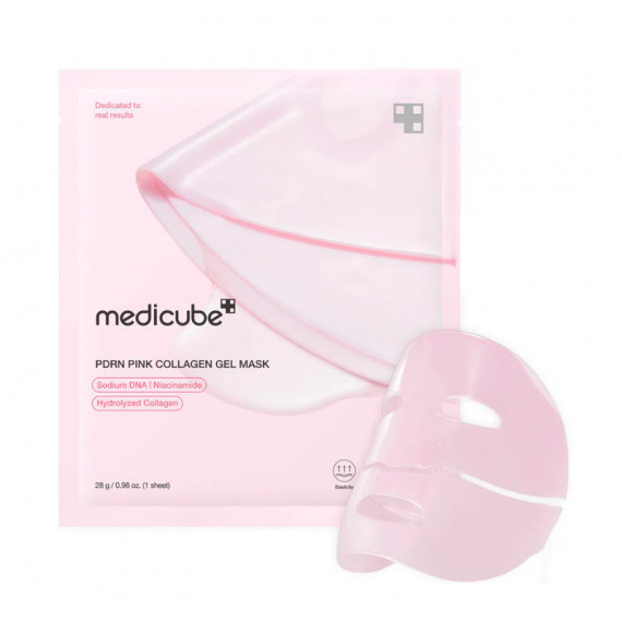 Salmon Pdrn Pink Collagen Jelly Gel Mask
mascarilla Colágeno  MEDICUBE