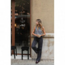 Chaquetas Mujer Chaleco ESE O ESE Rice Black & White