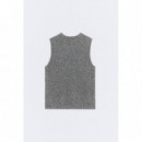 Chaquetas Mujer Chaleco ESE O ESE Rice Black & White