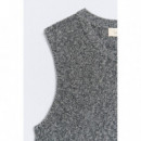 Chaquetas Mujer Chaleco ESE O ESE Rice Black & White