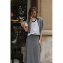 Falda ESE O ESE Rice Black & White