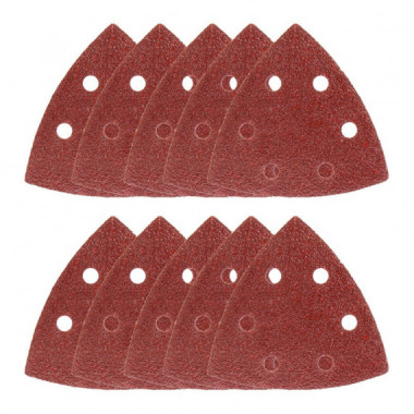 Pack 10 Lijas Triangulares AICER 93X93 Mm GR80