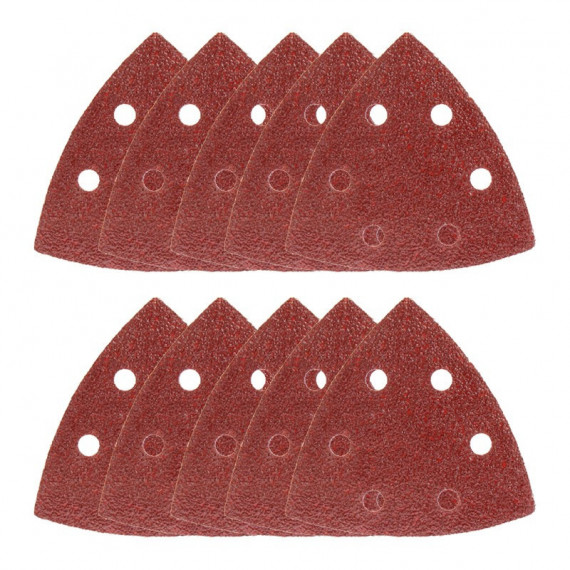 Pack 10 Lijas Triangulares AICER 93X93 Mm GR80