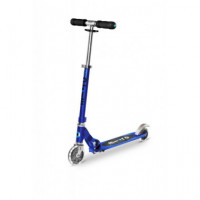 Patinete Sprite Azul Zafiro con Led  M-CRO