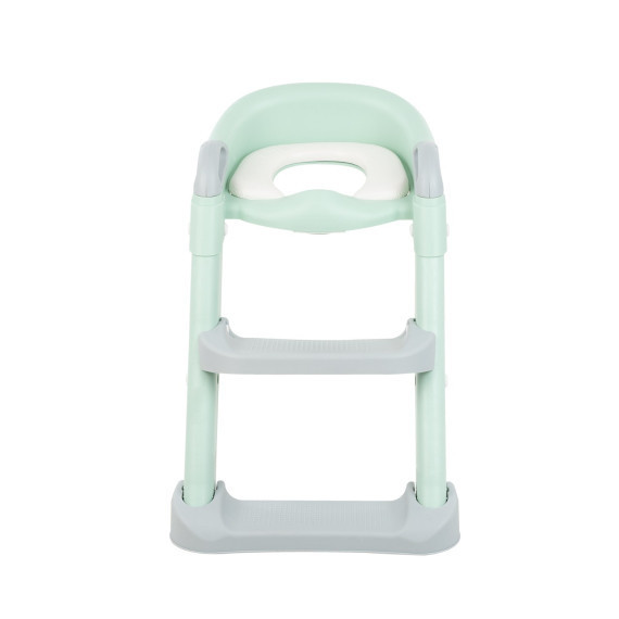 Asiento de Inodoro con Asas y  Escalera Lea Menta  KIKKABOO