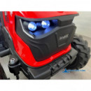 Tractor Peketrac 8100 24V Rojo C/remolque  PEKECARS