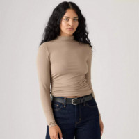 Camisetas Mujer Top LEVI'S Nina Taupe Gray