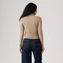Camisetas Mujer Top LEVI'S Nina Taupe Gray