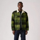 Chaquetas Hombre Chaqueta Levi's® Trucker Relaxed Fit Plaid Laredo  LEVI'S
