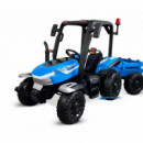 Tractor Electrico 5100 24V Azul con Remolque  PEKECARS