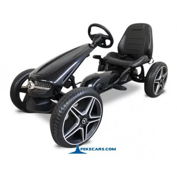 Kart a Pedales Mercedes Negro  PEKECARS