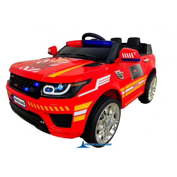 Coche Bomberos Rojo C/altavoz  PEKECARS