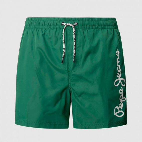 PEPE JEANS Bañador Logo Swimshort Verde PMB10419-778