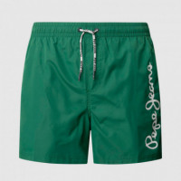 PEPE JEANS Bañador Logo Swimshort Verde PMB10419-778