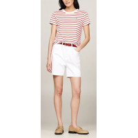 TOMMY HILFIGER - 1985 Slim Slub C-nk Ss - 04X - F|WW0WW37857/04X