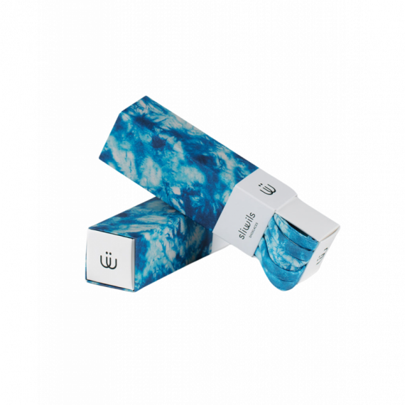 Cordones SLIWILS Tie-Dye Azules