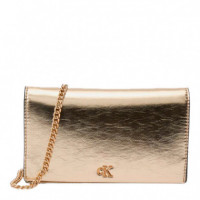 Cartera de Cadena Metálica con Monograma  CALVIN KLEIN