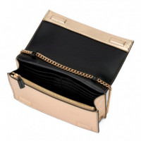 Cartera de Cadena Metálica con Monograma  CALVIN KLEIN