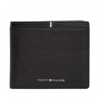 Cartera Plegable de Piel con Logo  TOMMY HILFIGER