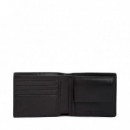 Cartera Plegable de Piel con Logo  TOMMY HILFIGER