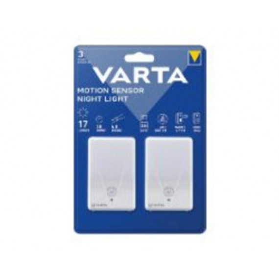 Luz Nocturna Led con Sensor de Movimiento VARTA (pack 2 Unidades)