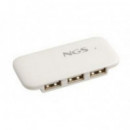 NGS Hub 4XUSB 2.0 Blanco IHUB4