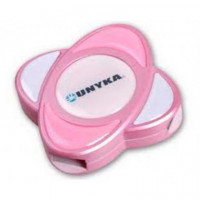 Hub USB Unykach UK-365 4 Puertos Mini Rosa  UNYKA