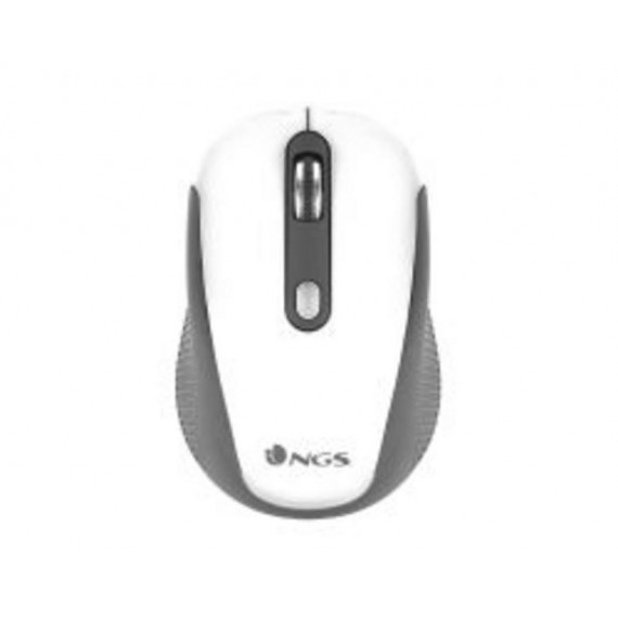Ratón óptico Inalámbrico NGS Haze White 1600 Dpi