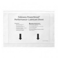 Hojas Lubricantes para Destructoras Fellowes, Paquete de 12  FELLOWES