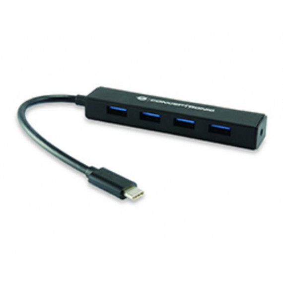 Hub CONCEPTRONIC Usb-c a 4XUSB-A 3.0 Negro