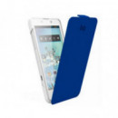 Funda BQ Aquaris 4.5 Pulgadas Blanca y Azul