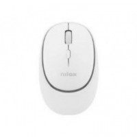 NILOX Ratón Dual-wireless Recargable Blanco