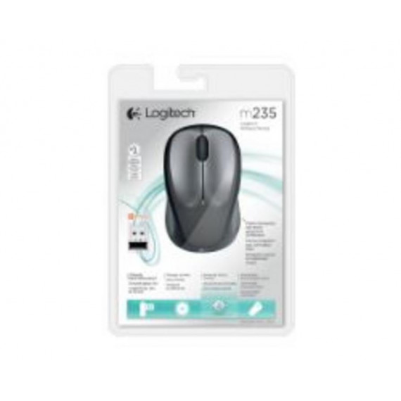 Ratón Inalámbrico LOGITECH M235 Gris 1000 Dpi