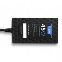 NOX Cargador Universal Portátil 45W con 9 Puntas Dc, Negro