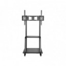 Soporte de Suelo TOOQ FS20100M-B para TV 37"-100" con Ruedas 150KG