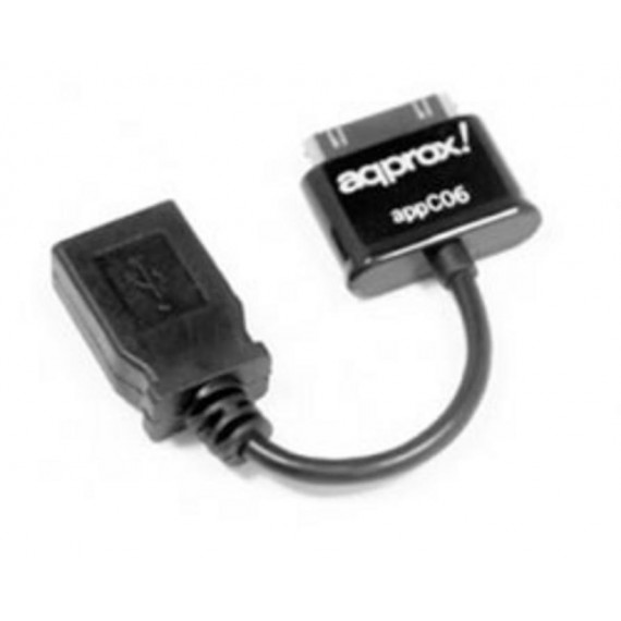 Adaptador APPROX USB Hembra a 30 Pines Samsung APPC06