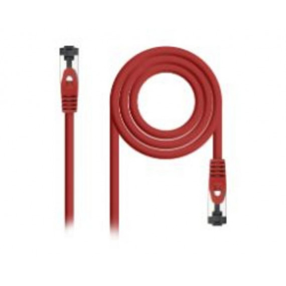 NANOCABLE CAT.8.1 Sstp 0.5M Rojo (10.20.2000-R)