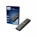Ssd Portátil PHILIPS Slim 500GB Usb-c 3.0 Gris